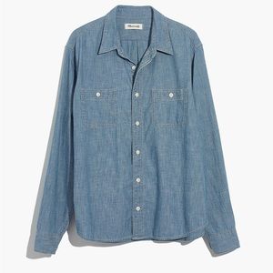 Men’s button-down Denim shirt